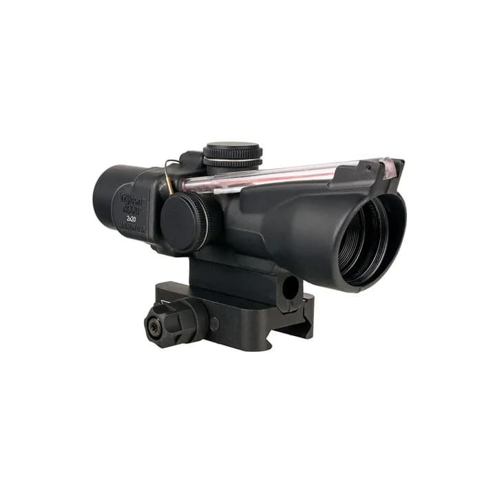 Compact ACOG 2x20mm Fixed Red Crosshair W/Q-LOC Mount