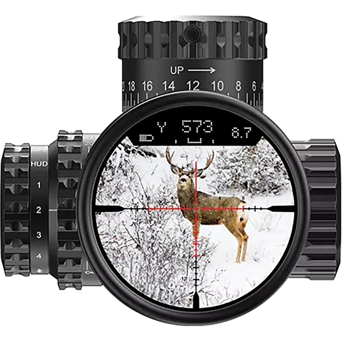 Veracity PH 3-15X44mm FFP Ill Rapid Cross MOA Reticle Black - photo 8