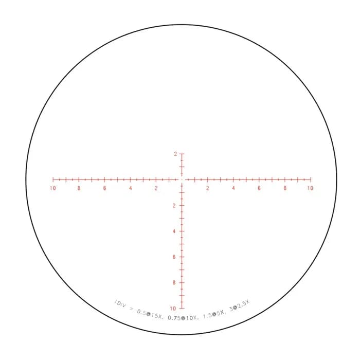 Credo 2.5-15x42mm SFP Illum Red MRAD Center Dot Black - photo 3