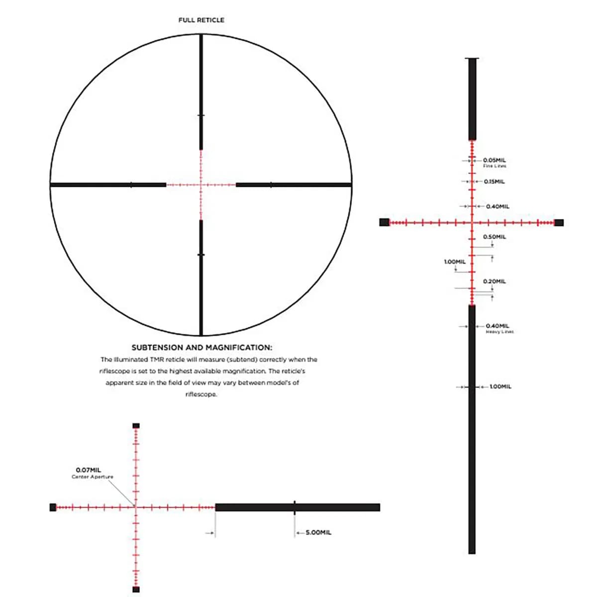 MARK 4HD 2.5-10x42mm SFP Illuminated TMR Reticle Black - photo 4