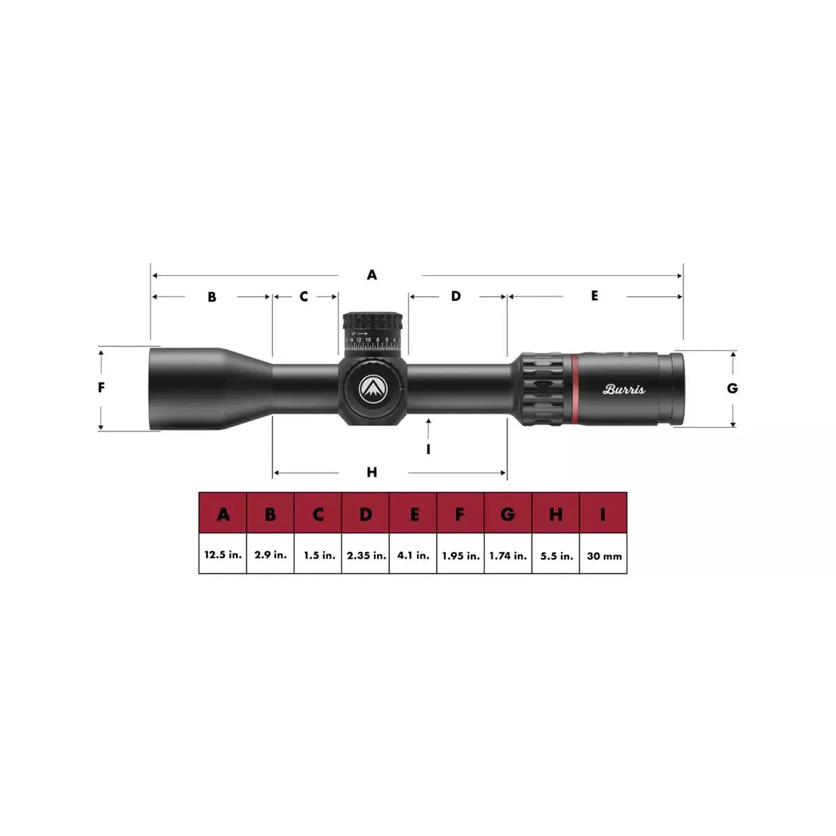 Veracity PH 2.5-12x42mm FFP Ill 3PW Wind MOA Reticle Black - photo 3