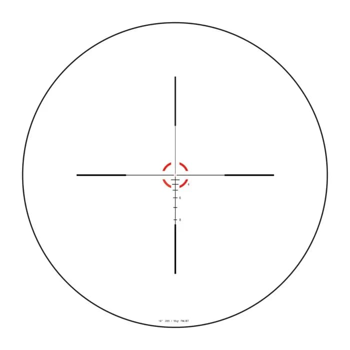 Credo 1-6x24mm SFP Illum Red BDC Segmented Circle 223/55gr - photo 2