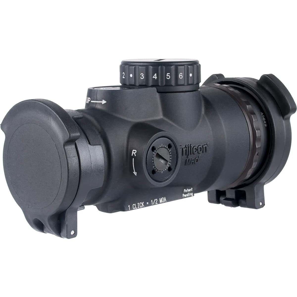 MRO SD Patrol 1x25 2MOA Adj LED Red Dot Sight No Mount Black - photo 3