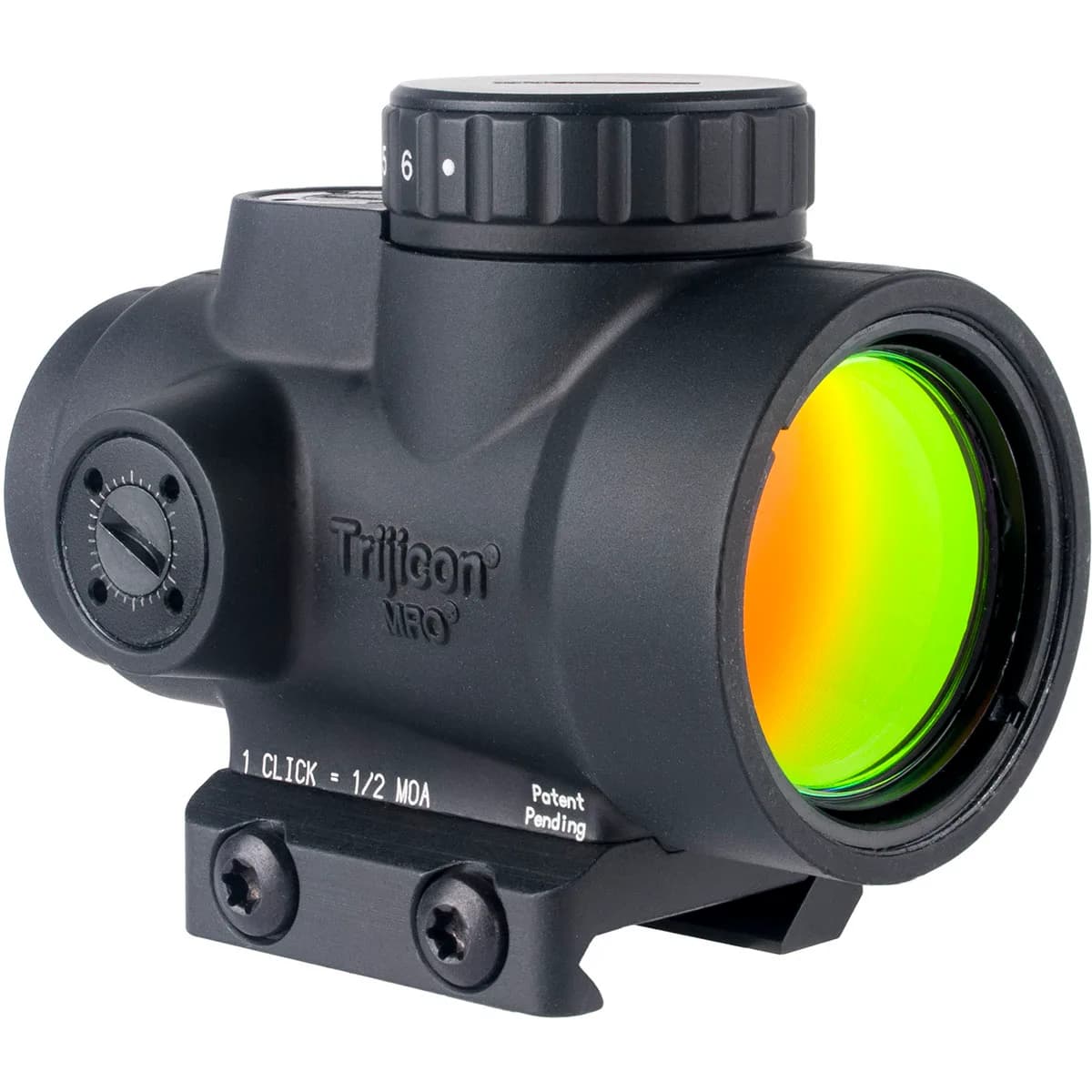 MRO SD 1x25 2 MOA Adj Green Dot Sight W/Low Mount Black - photo 2