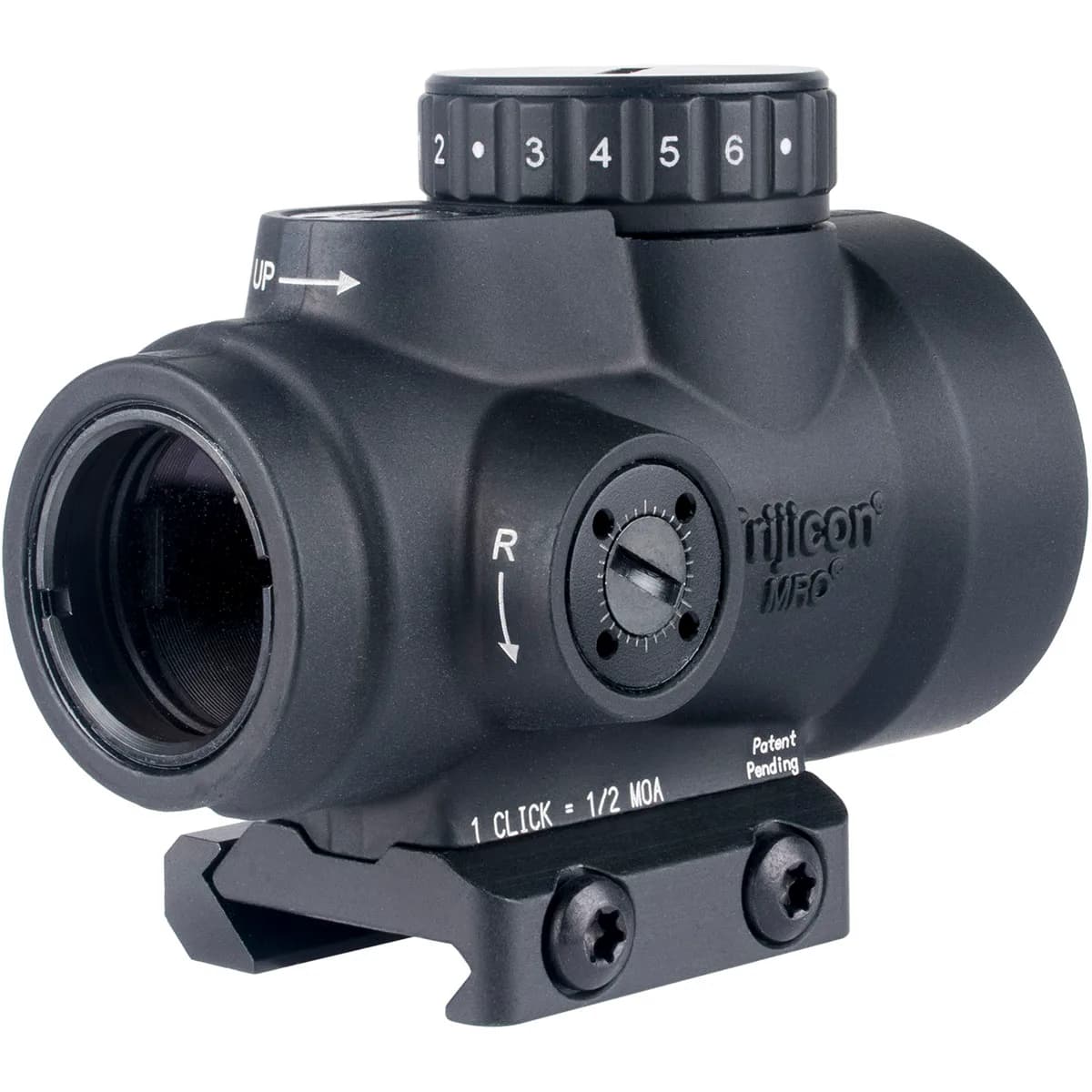 MRO SD 1x25 2 MOA Adj Green Dot Sight W/Low Mount Black - photo 4