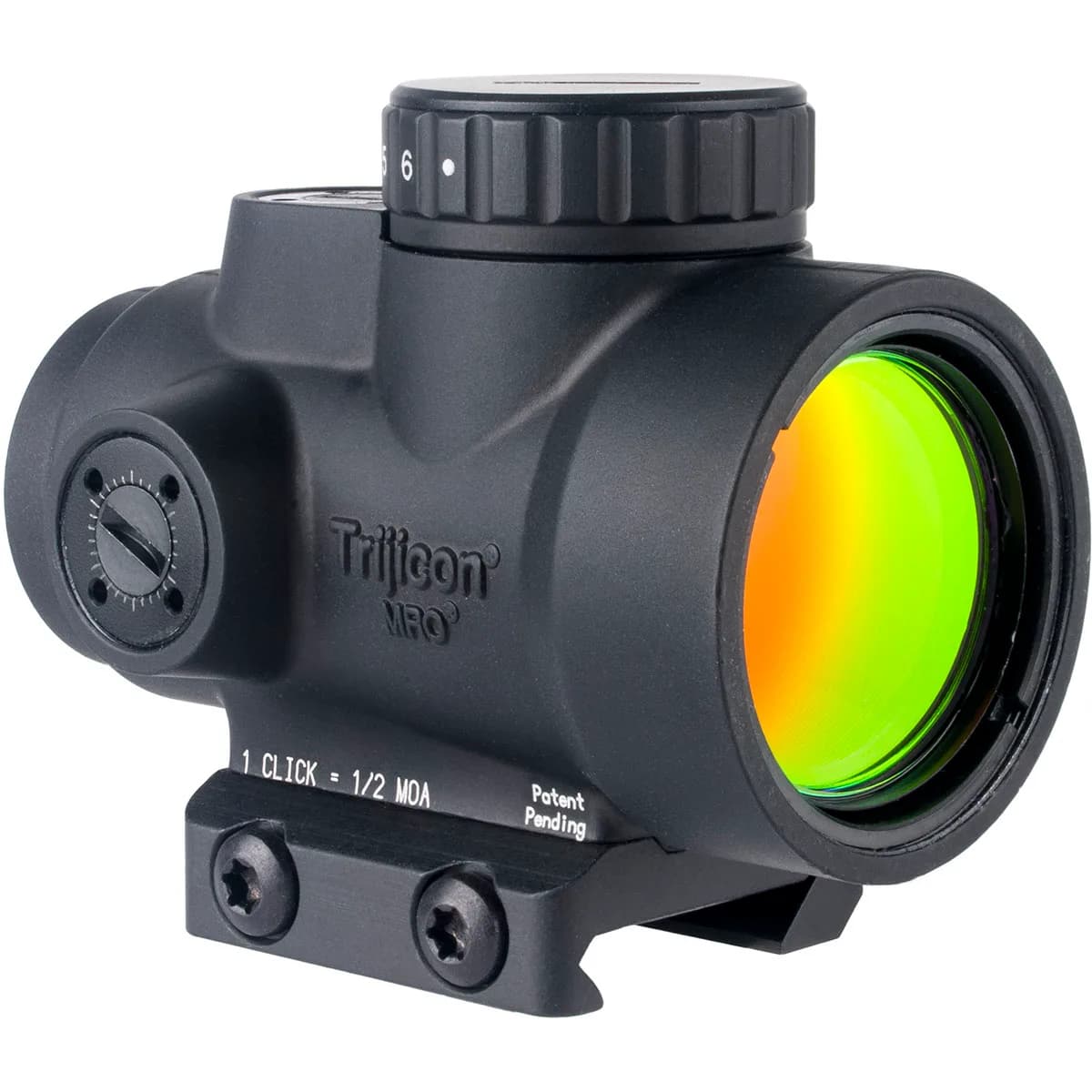 MRO SD 1x25 2 MOA Adj Red Dot Sight W/Low Mount Black - photo 2