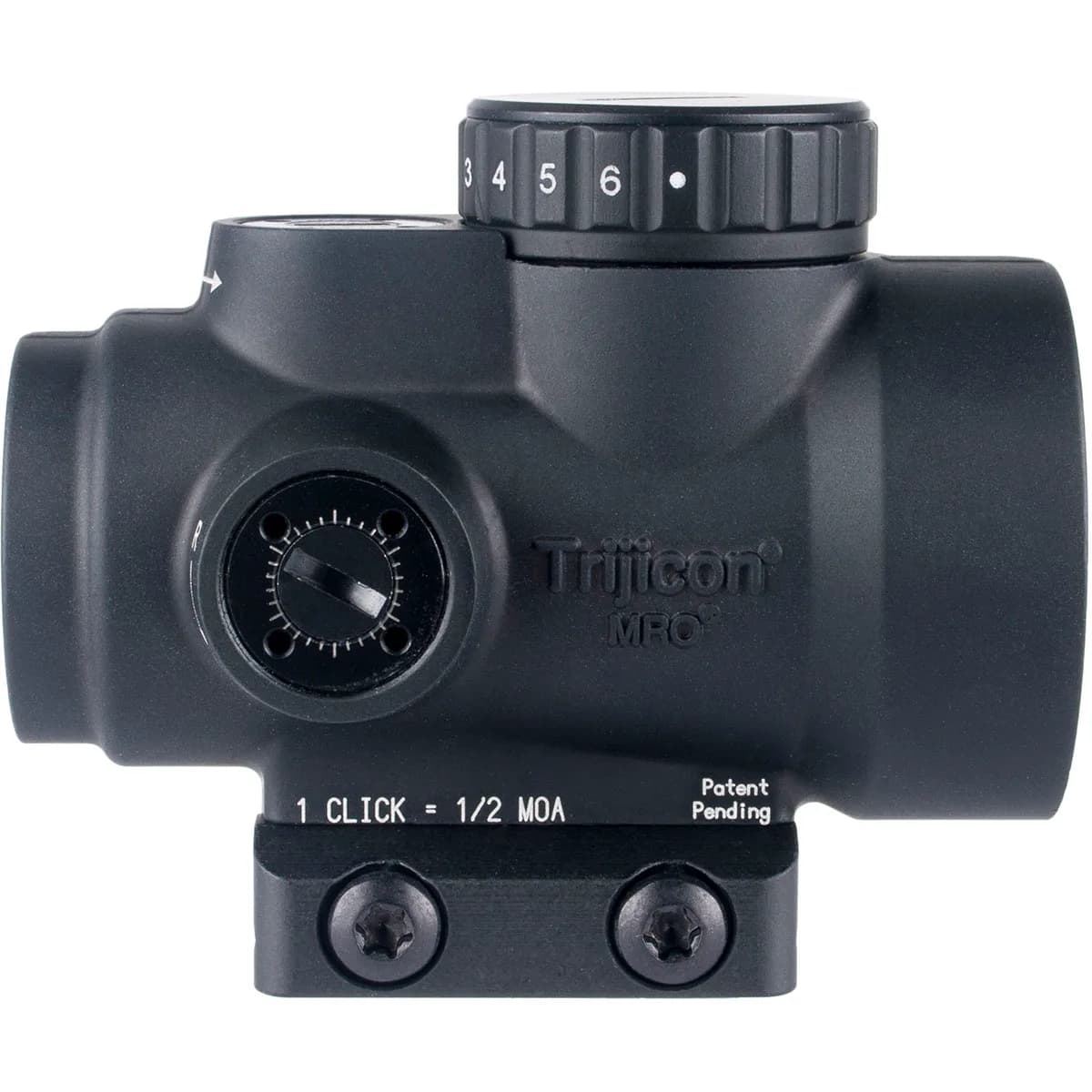 MRO SD 1x25 2 MOA Adj Red Dot Sight W/Low Mount Black - photo 6