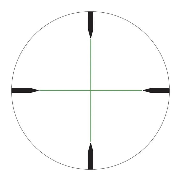 Credo 3-9x40mm SFP Illum Green Standard Duplex Crosshair BLK