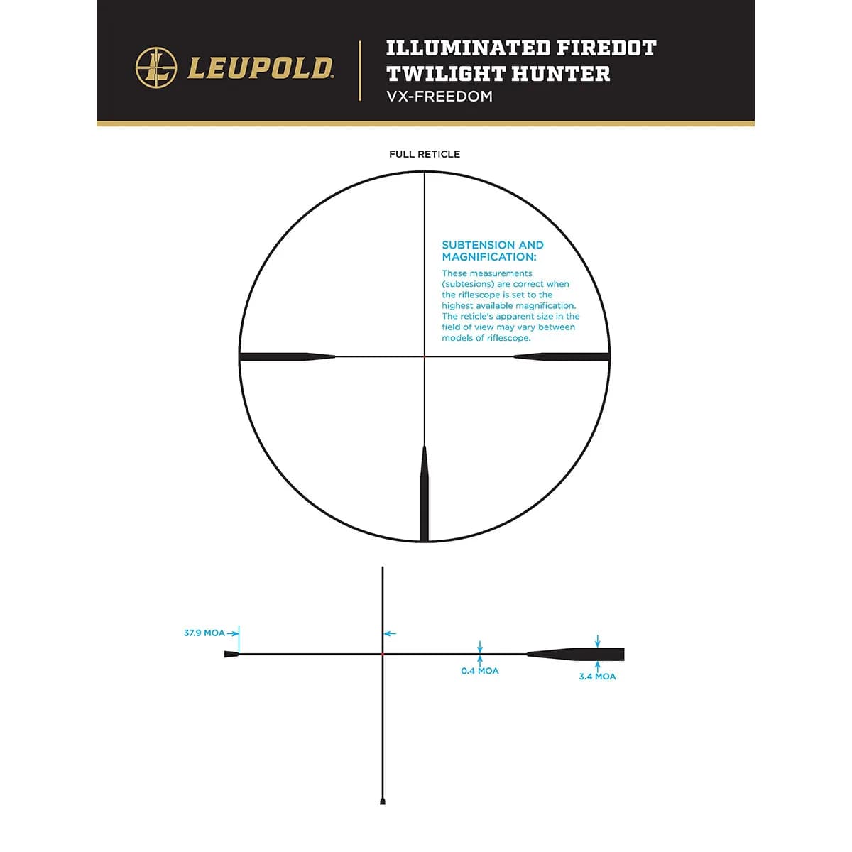 VX-3HD 3.5-10x40mm SFP Illum FireDot Twilight Hunter Black - photo 3