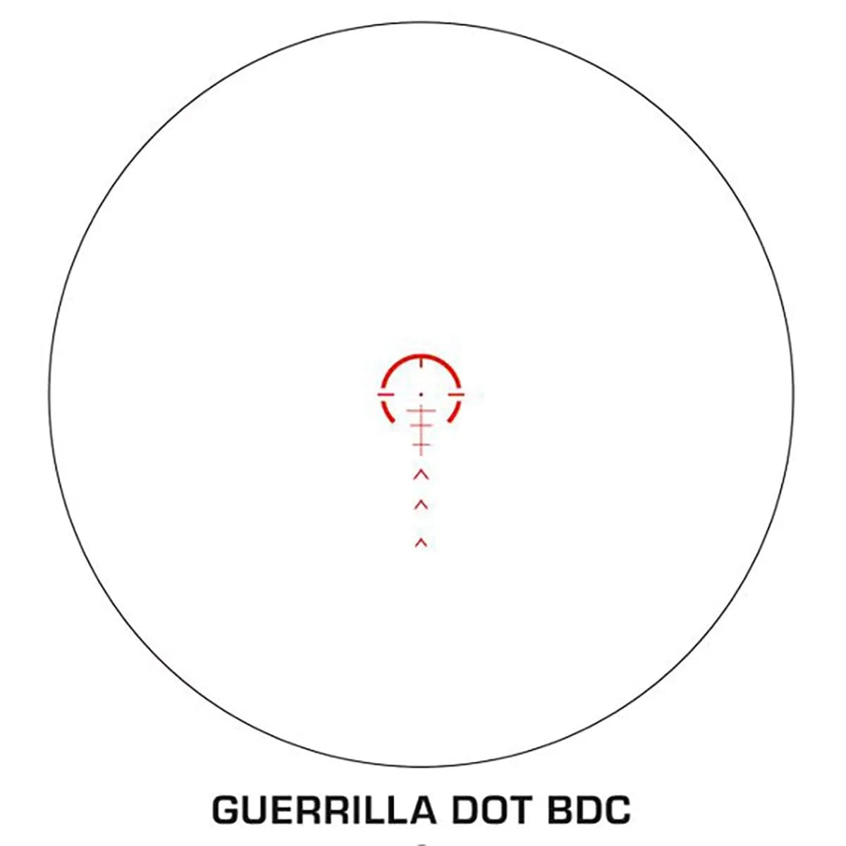 Arrowhead LPVO 1-10x24mm SFP Ill Guerrilla Dot BDC-Red Black