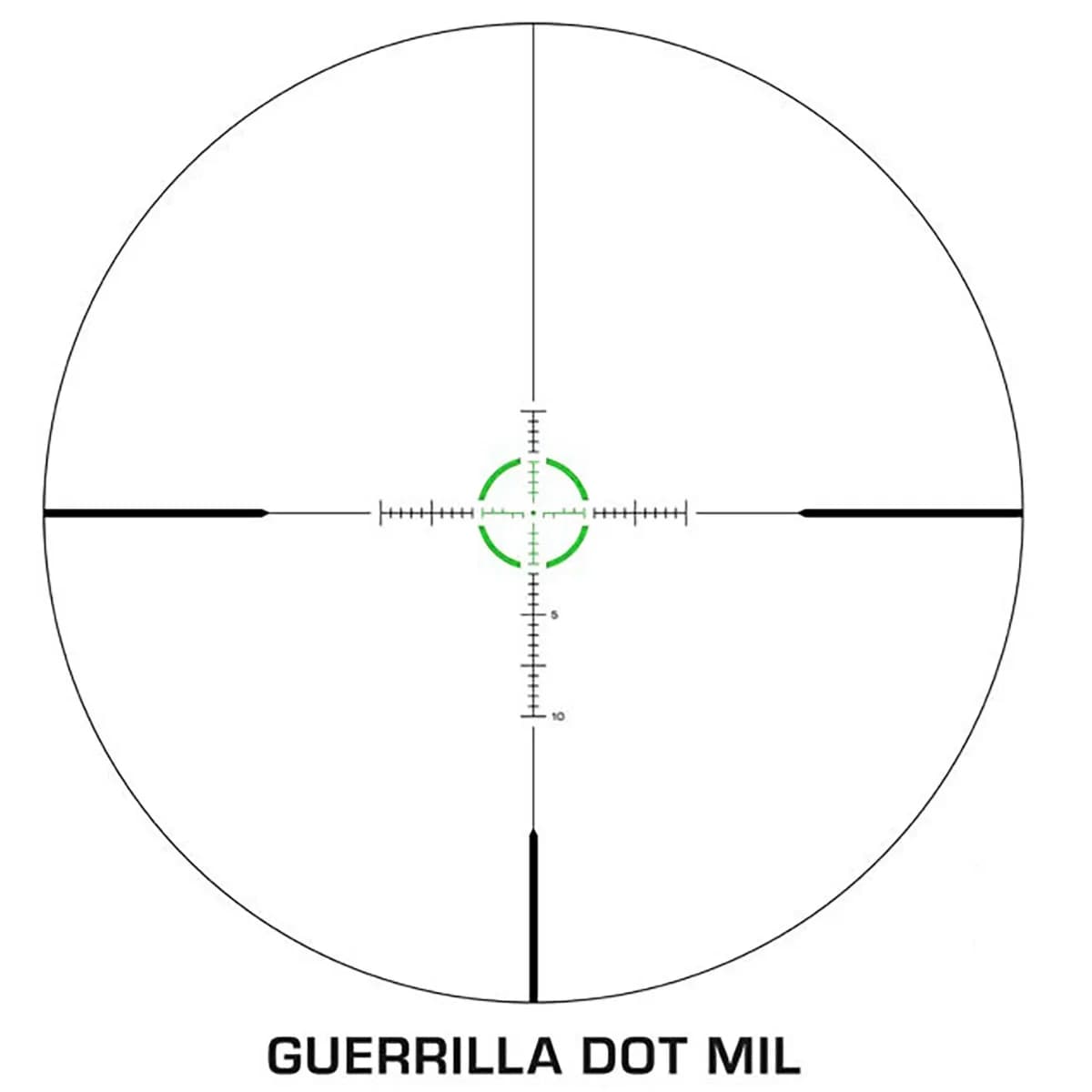 Arrowhead LPVO 1-10x24mm SFP Ill Guerrilla Dot MIL-Green Blk - photo 3