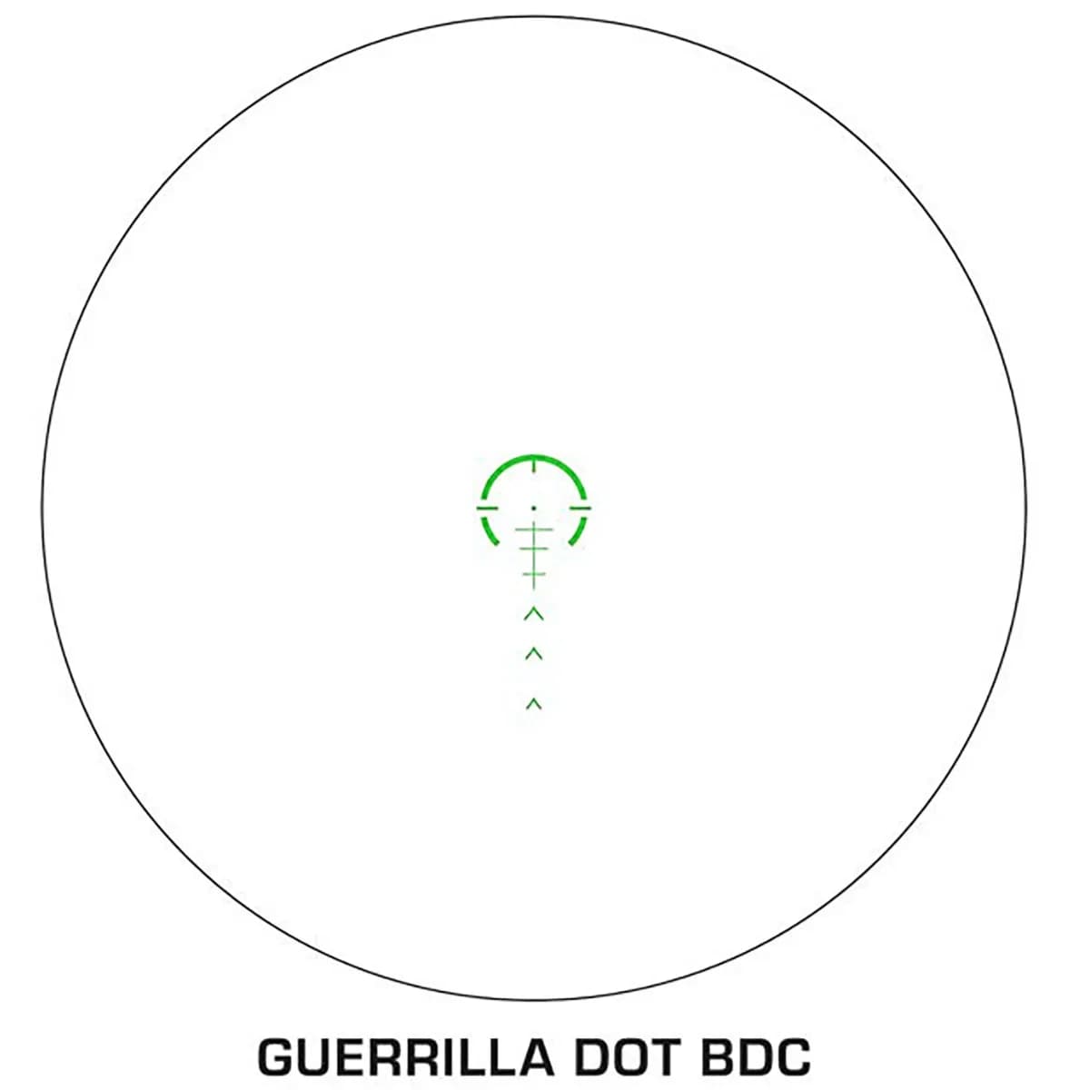 Arrowhead LPVO 1-10x24mm SFP Ill Guerrilla Dot BDC-Green Blk - photo 2