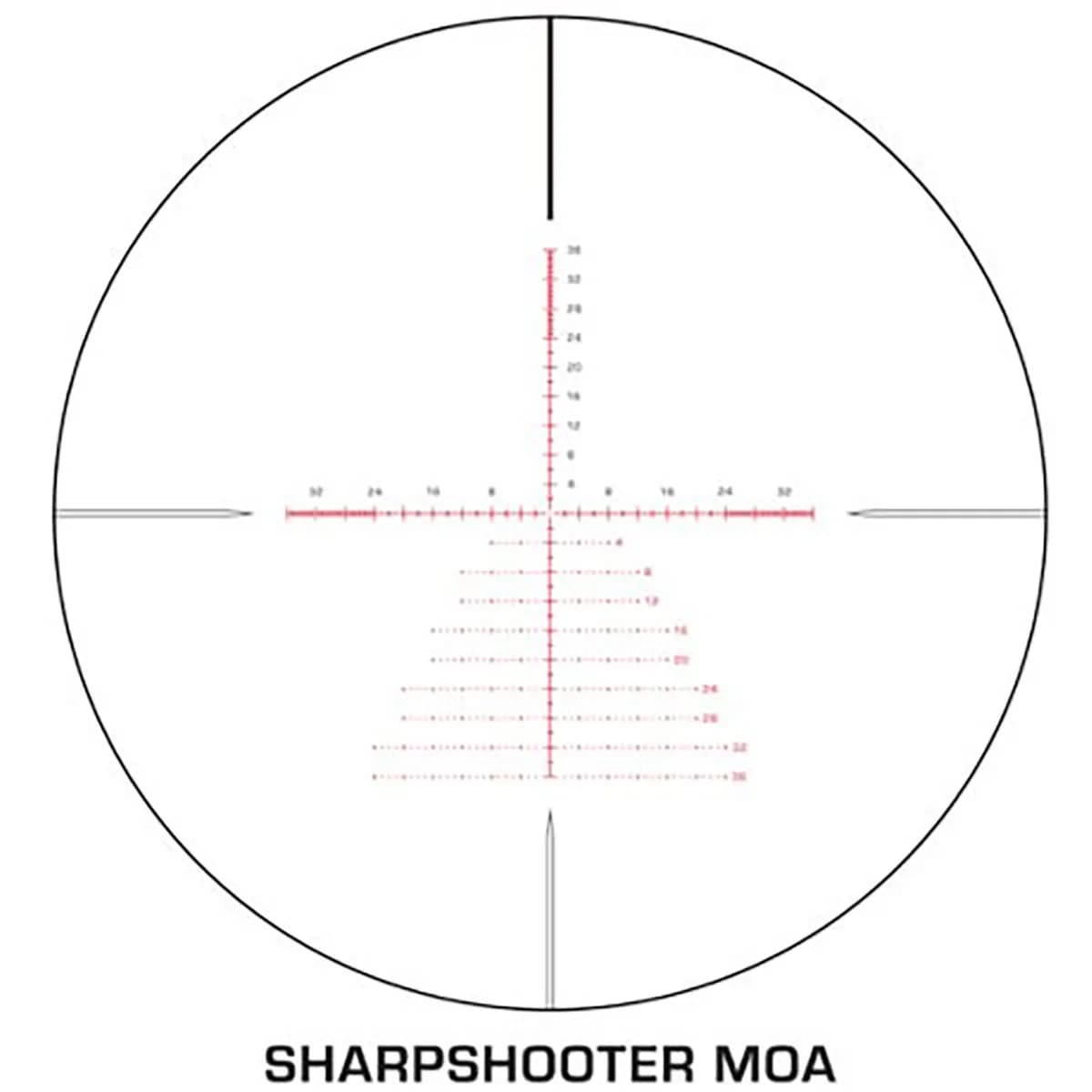 Warhawk Precision 2-10x44mm FFP Ill. Sharpshooter MOA Black - photo 4
