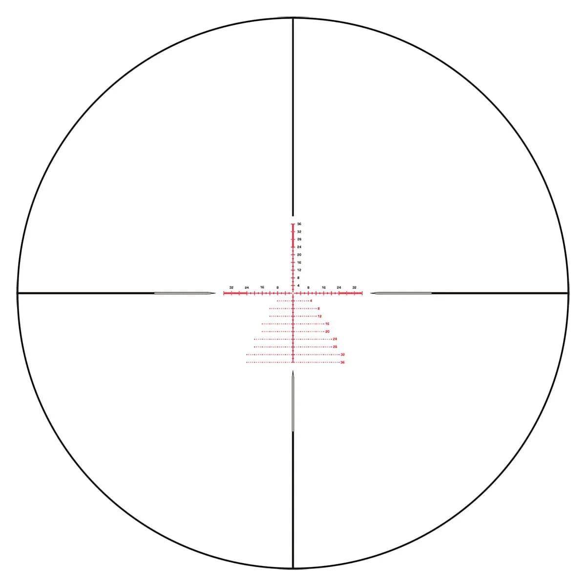 Warhawk Precision 2-10x44mm FFP Ill. Sharpshooter MOA Black - photo 5