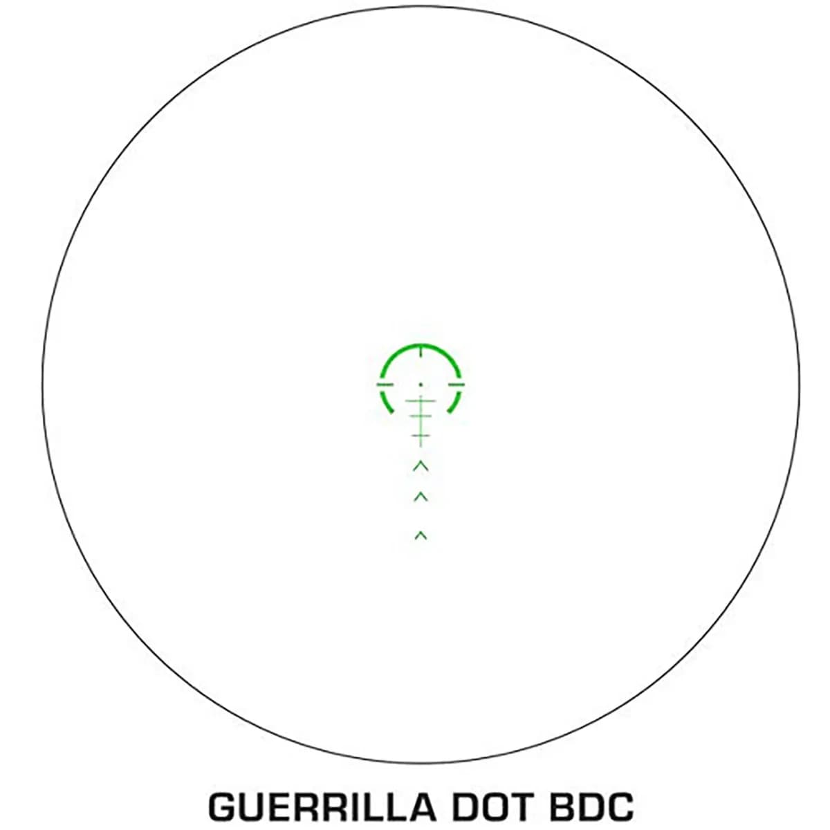 Arrowhead LPVO 1-8x24mm SFP Ill Guerrilla Dot BDC-Green Blk - photo 3