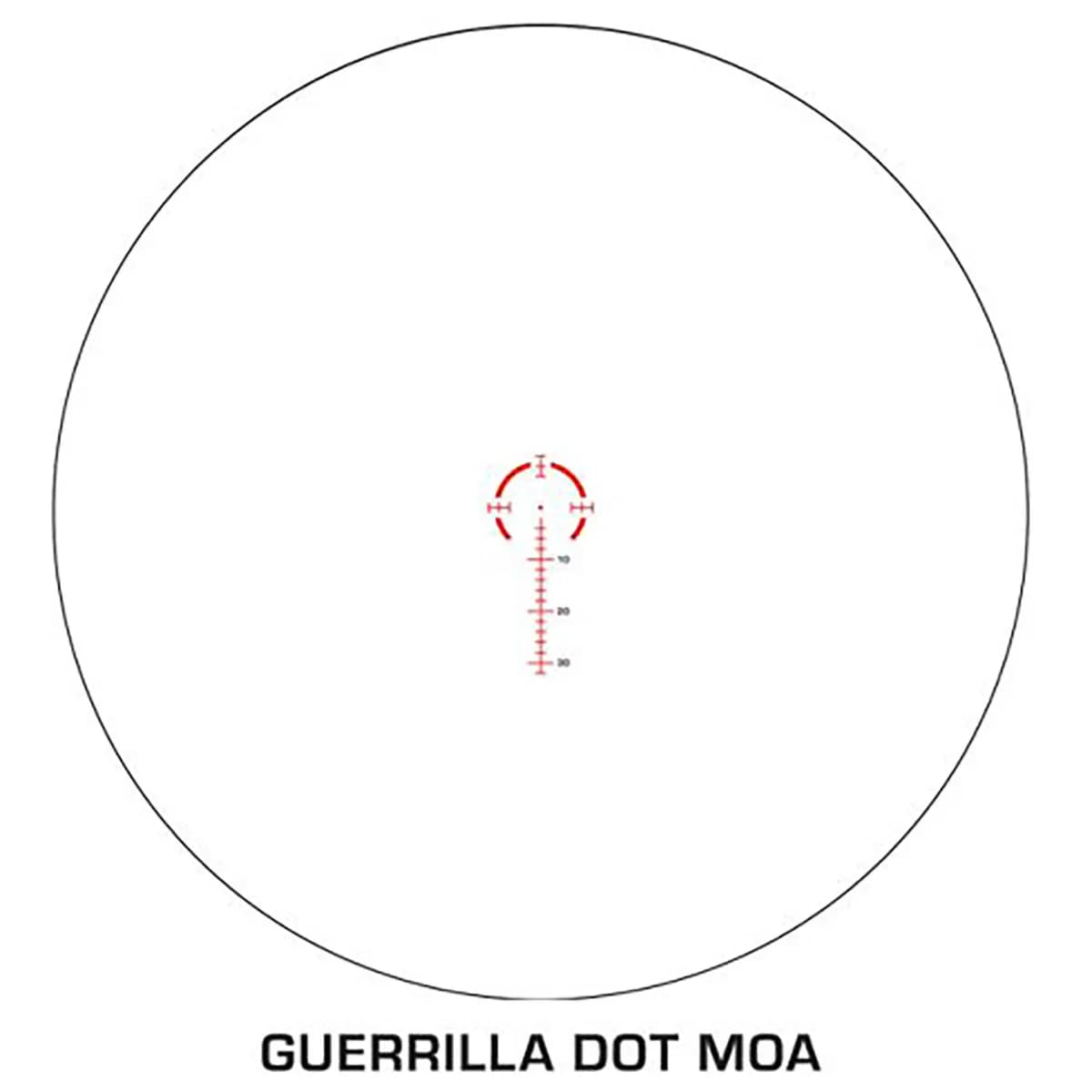 Arrowhead LPVO 1-8x24mm SFP Ill Guerrilla Dot MOA-Red Black - photo 5
