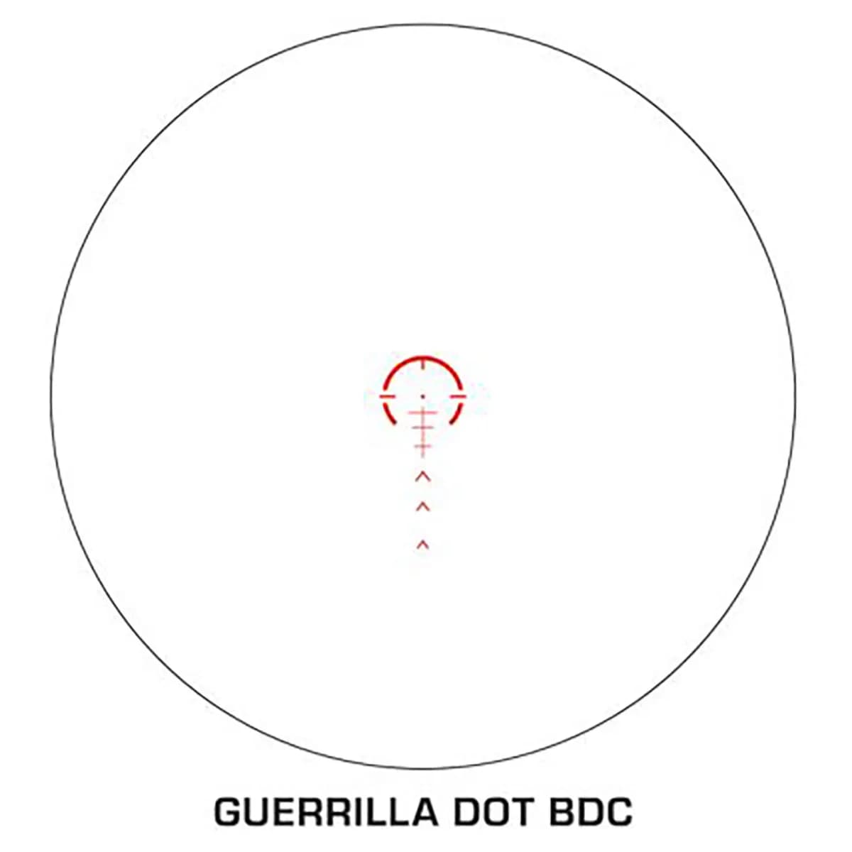 Arrowhead LPVO 1-8x24mm SFP Ill Guerrilla Dot BDC-Red Black - photo 5