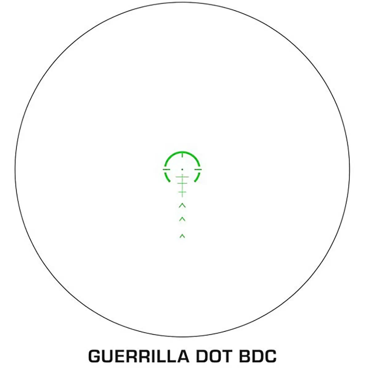 Arrowhead LPVO 1-6x24mm SFP Ill Guerrilla Dot BDC-Green Blk - photo 3