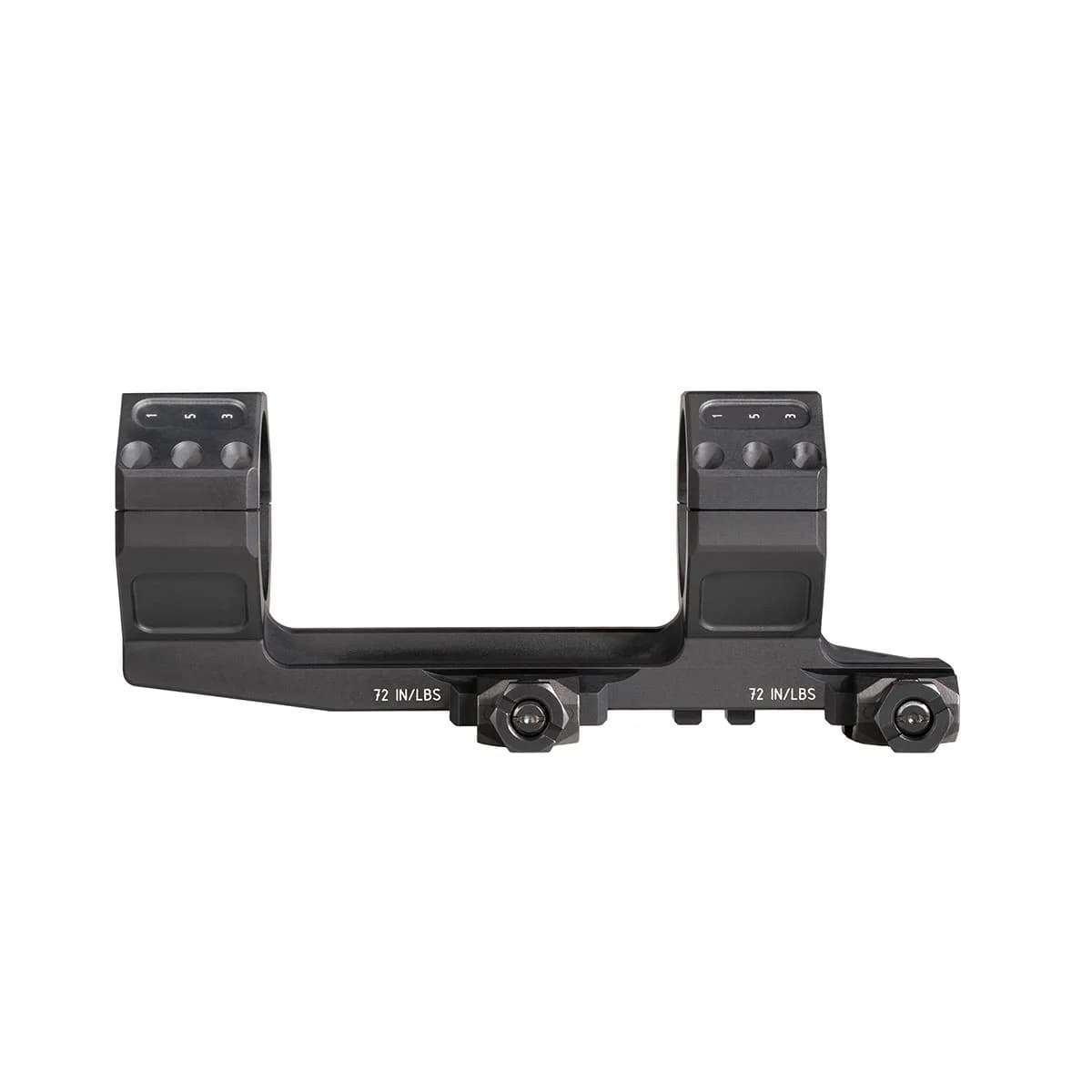 36mm 1.54" High 20 MOA Zero Compromise Scope Mount Black