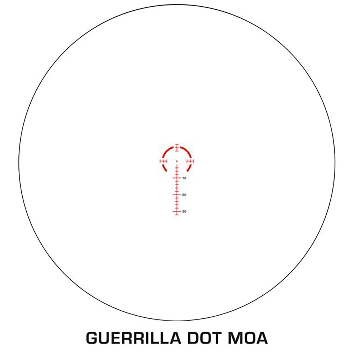 Arrowhead LPVO 1-6x24mm SFP Ill Guerrilla Dot MOA-Red Black - photo 2