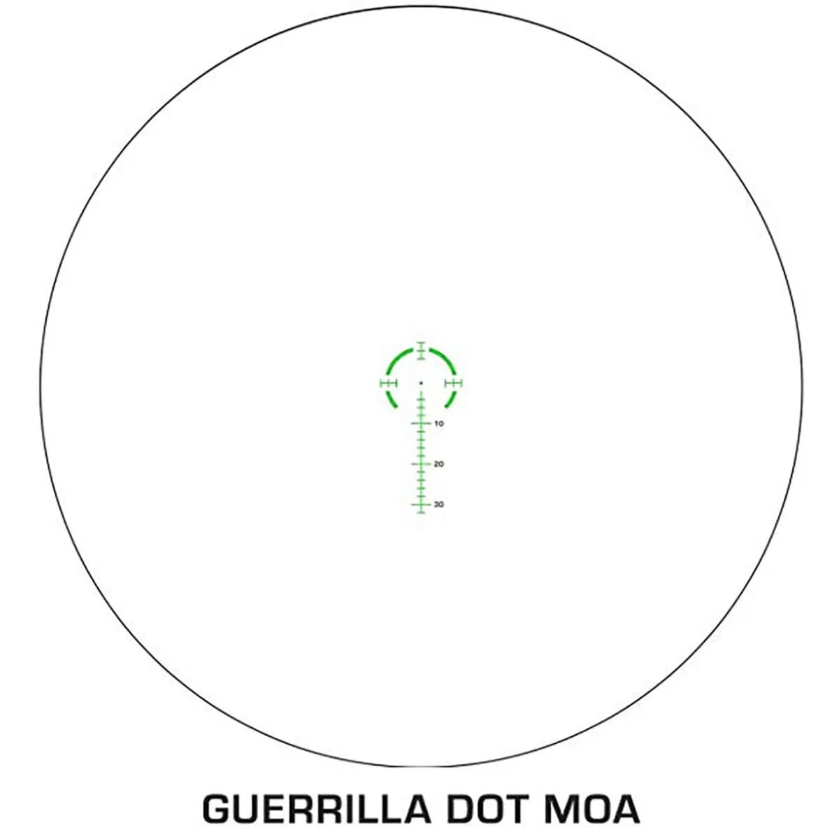 Arrowhead LPVO 1-6x24mm SFP Ill Guerrilla Dot MOA-Green Blk - photo 3