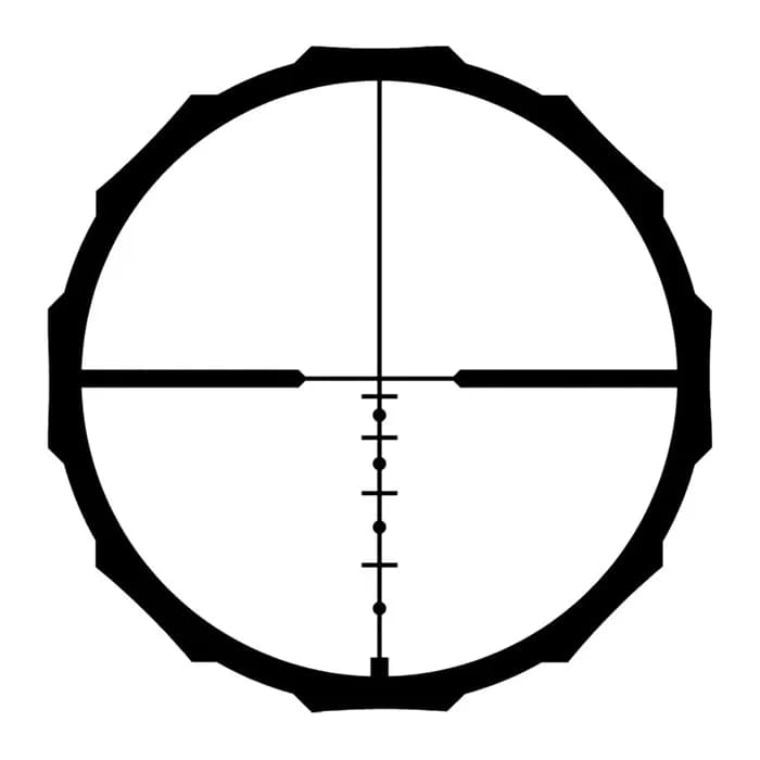 Hardline 4-12x40mm SFP Custom BDC 223/556 Reticle Black - photo 5