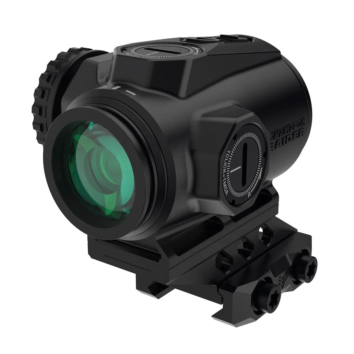 Raider 1x Green 6 MOA Reticle Micro Prism Sight Black - photo 5