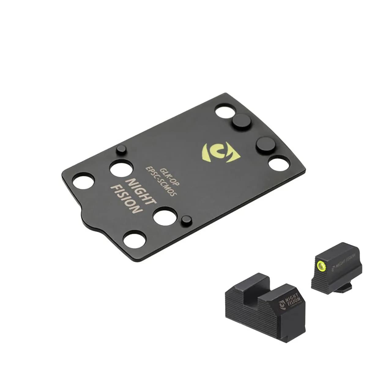 Optic Plate EPS Carryw/Tritium Front Sight for Glock 43X MOS - photo 9