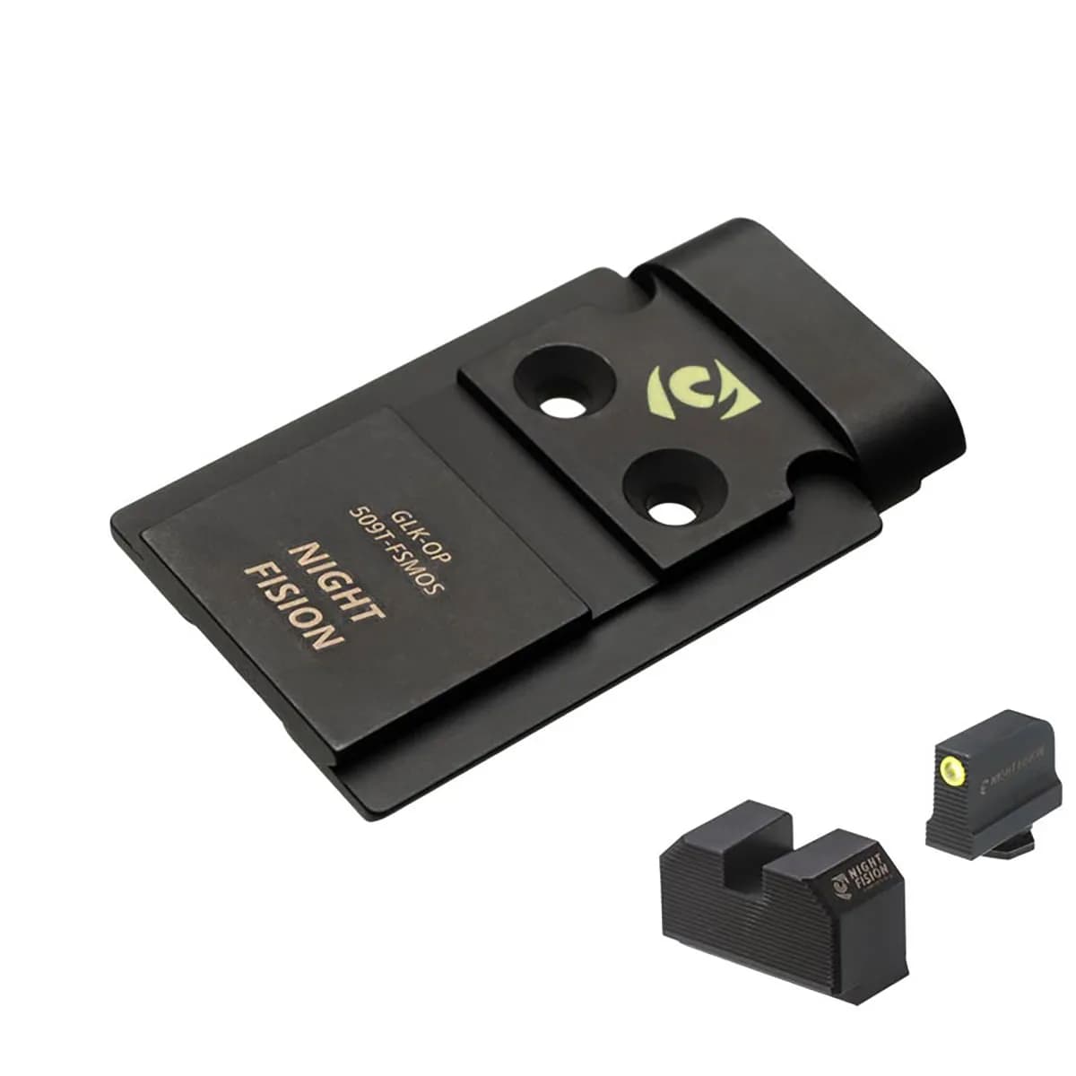 Optic Plate 509T w/Tritium Front Sight for Glock FS MOS - photo 5