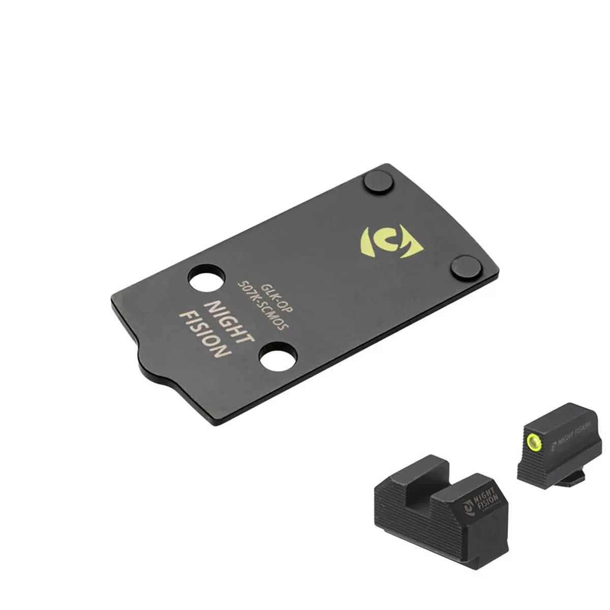 Optic Plate 507K w/Tritium Front Sight for Glock 43X MOS - photo 7