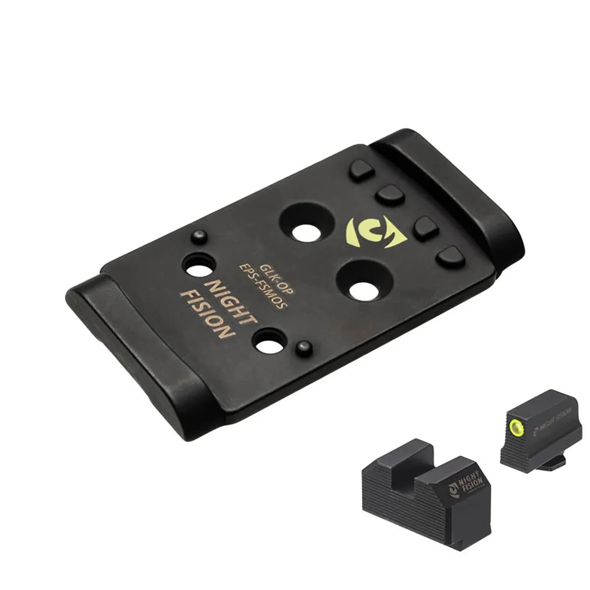 Optic Plate EPS w/Tritium Front Sight Glock Full Size MOS - photo 9