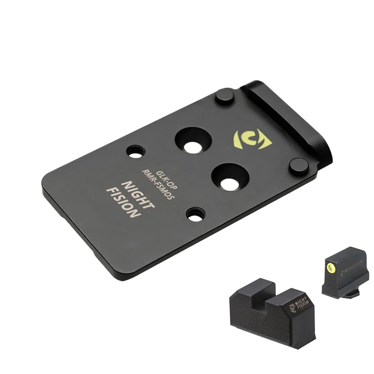 Optic Plate RMR/507c w/Tritium Front Sight for Glock FS MOS - photo 3