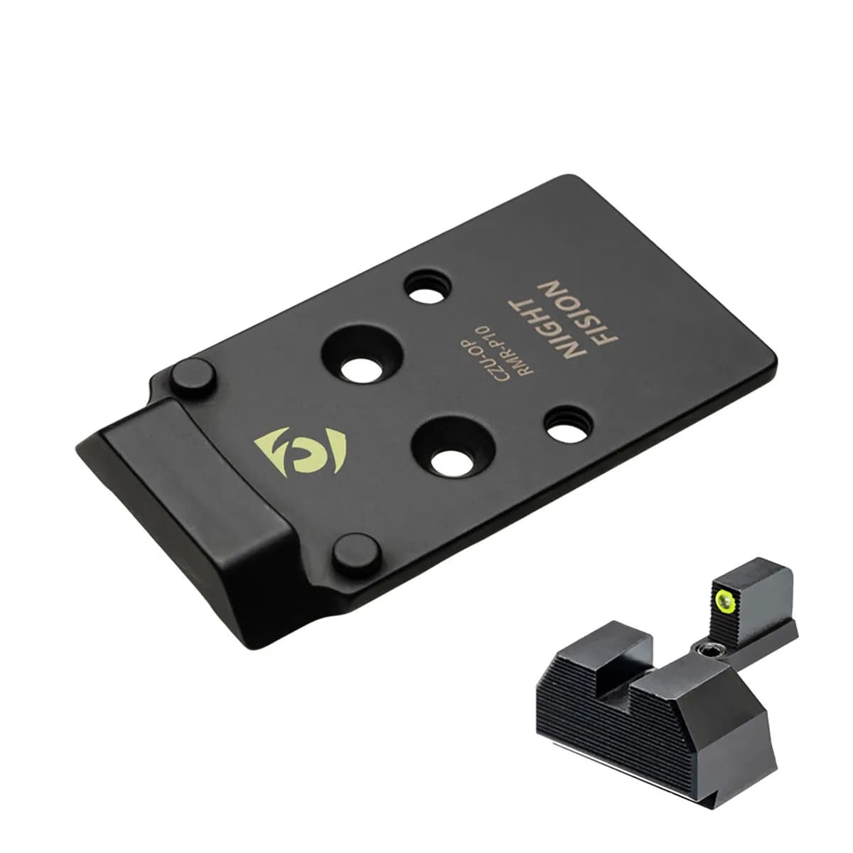 Optic Plate RMR/507c w/Tritium Front Sight for CZ-P10 - photo 2