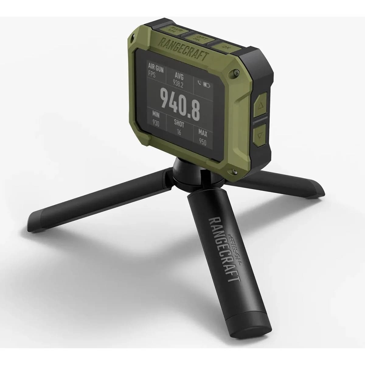 Rangecraft Velocity PRO Radar Chronograph 2.4" Display Green