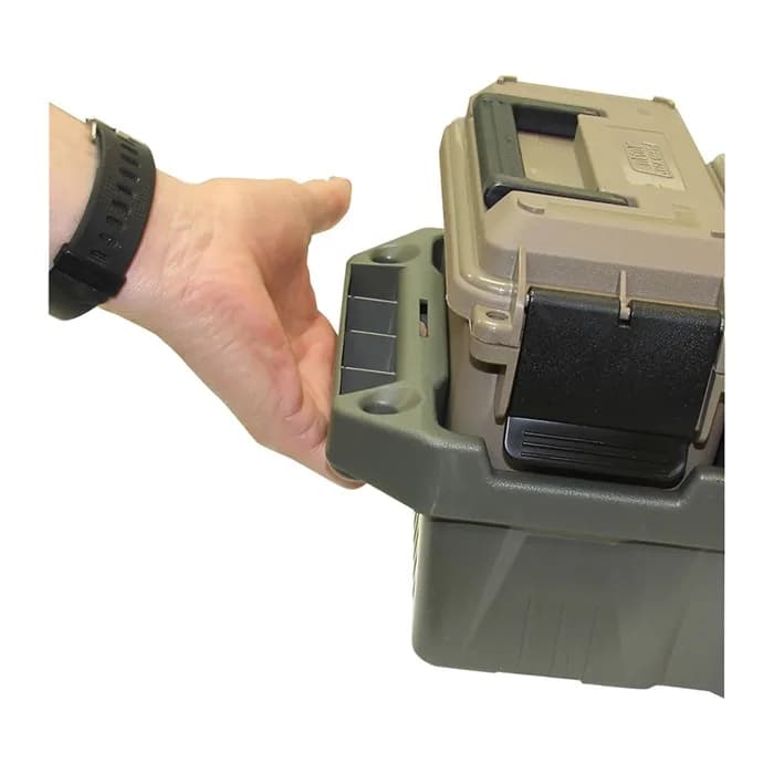 Ammo Crate 5-Can Multi-Cal Mini Polymer Dark Earth/Army Grn - photo 4