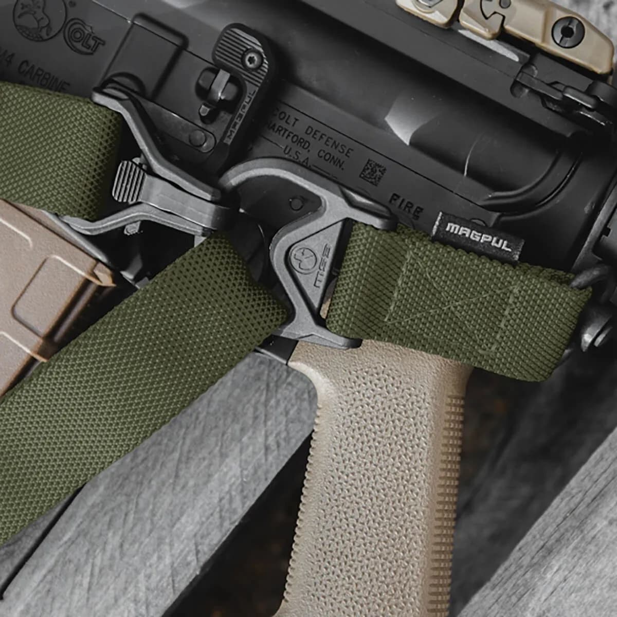 MS3 GEN2 Single QD One/Two-Point Rifle Sling Ranger Green - photo 2