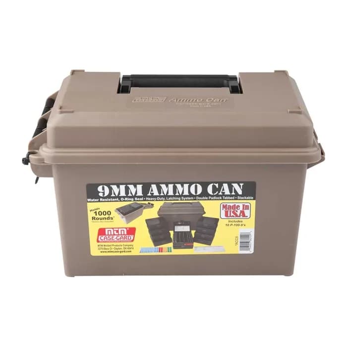 Ammo Can Combo Pack 9mm Luger 1000 Round Polymer Tan - photo 3