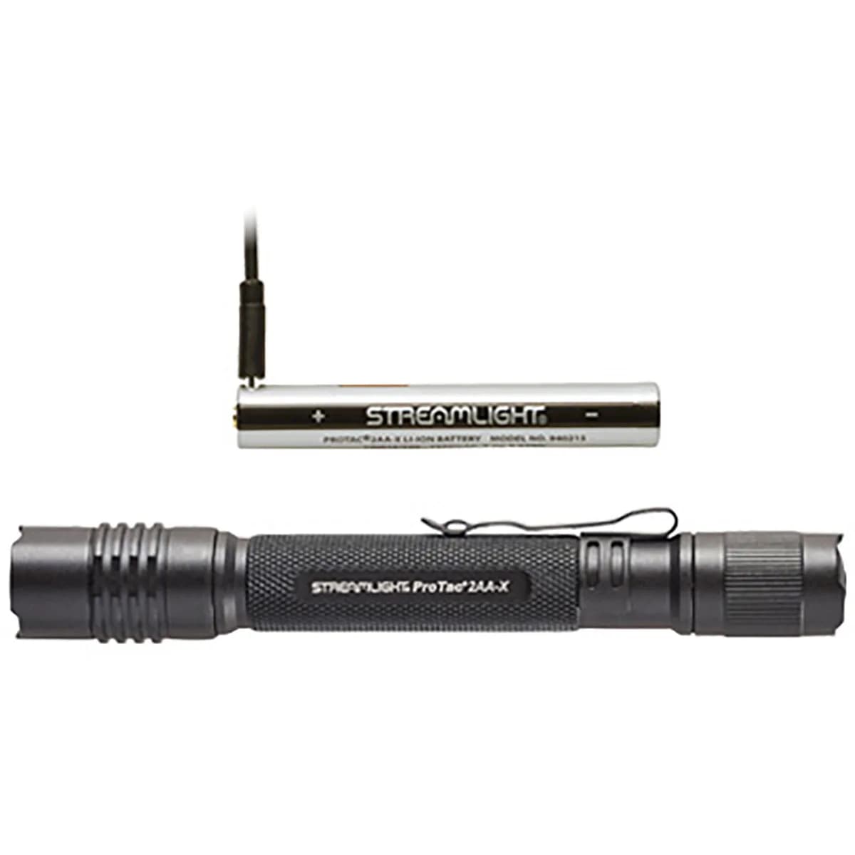 ProTac 2AA-X USB Rechargeable Tactical Flashlight Black - photo 4