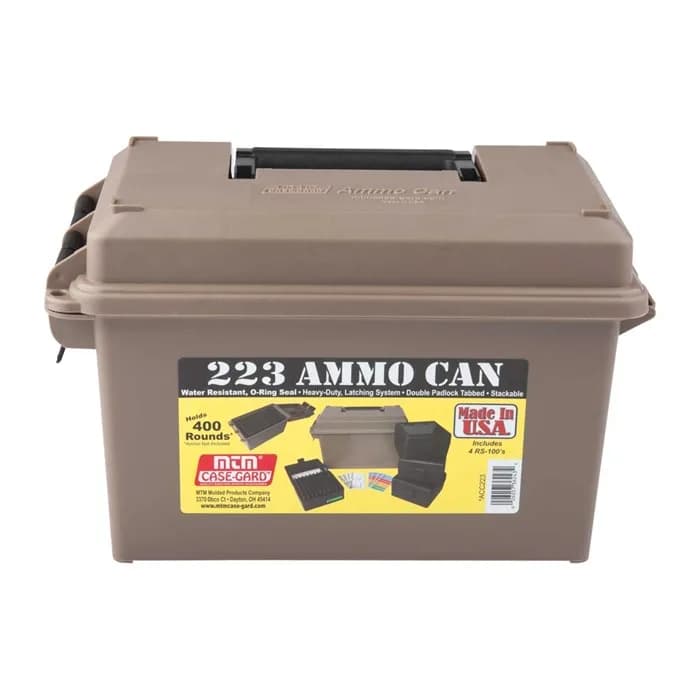Ammo Can Combo Pack 223/5.56 Caliber 400-Round Polymer Tan
