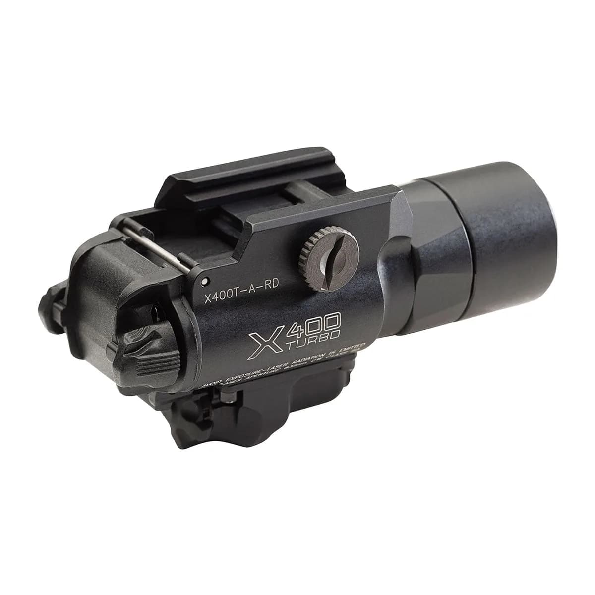 X400T Turbo High Candela Handgun Light + Red Laser Black