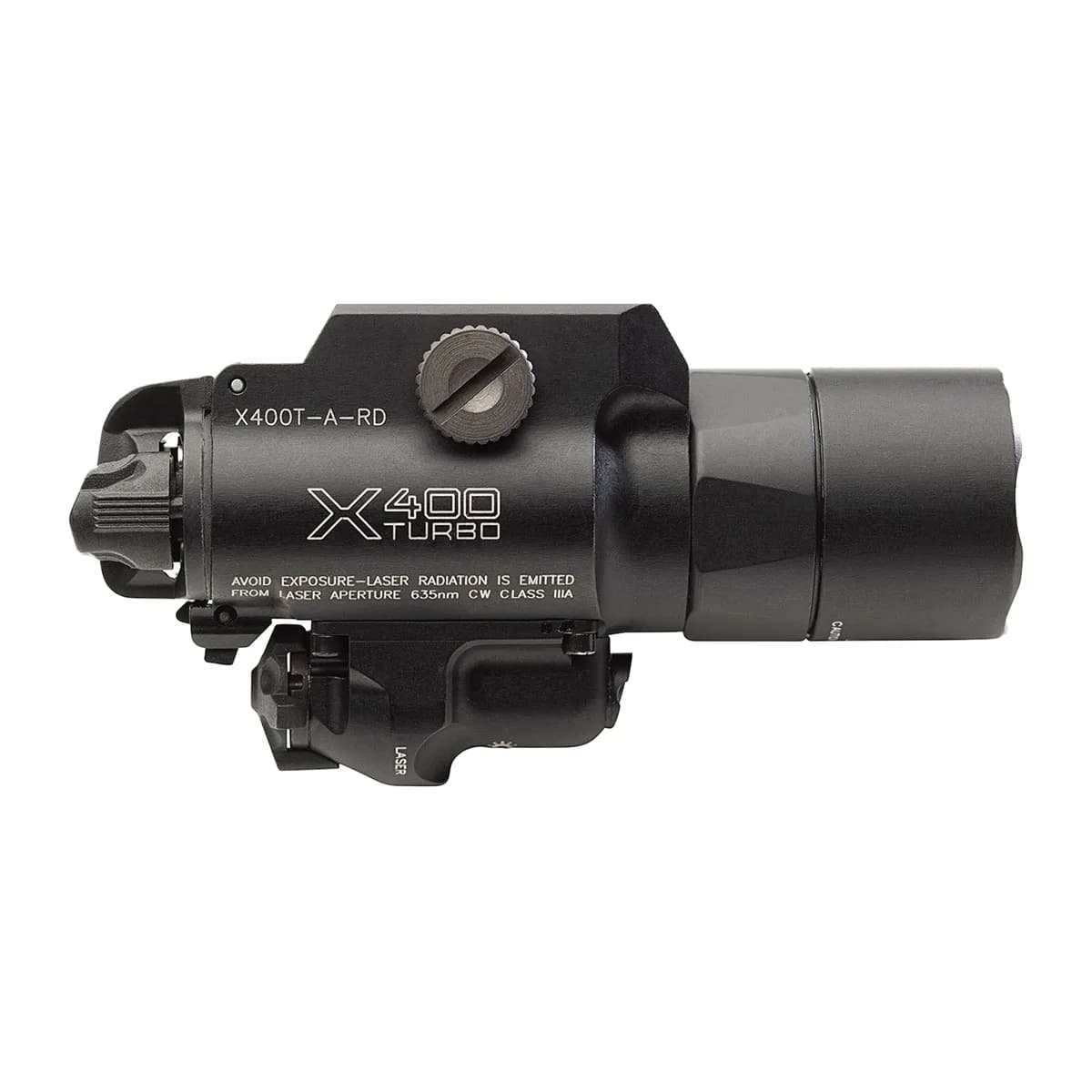 X400T Turbo High Candela Handgun Light + Red Laser Black - photo 2