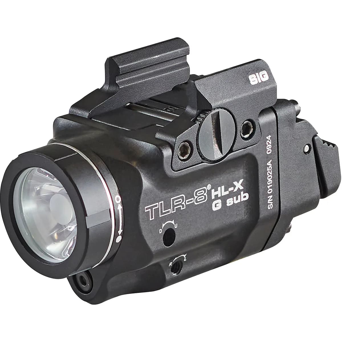 TLR-8 HL-X G SUB Tactical Light W/GN Laser For P365/XL Black
