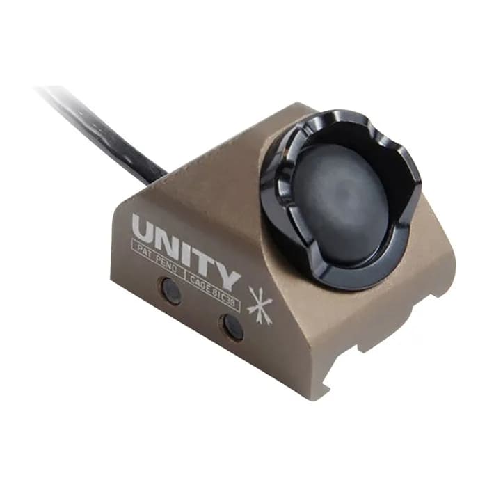 Hot Button Rail Mount NGAL Laser 6" Vis Over-Ride FDE