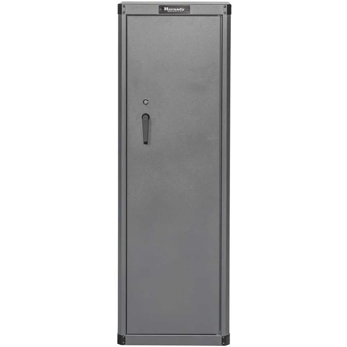 Gun Cabinet W/Key Lock 8-Gun 55" H X 18" W X 10" D, Black
