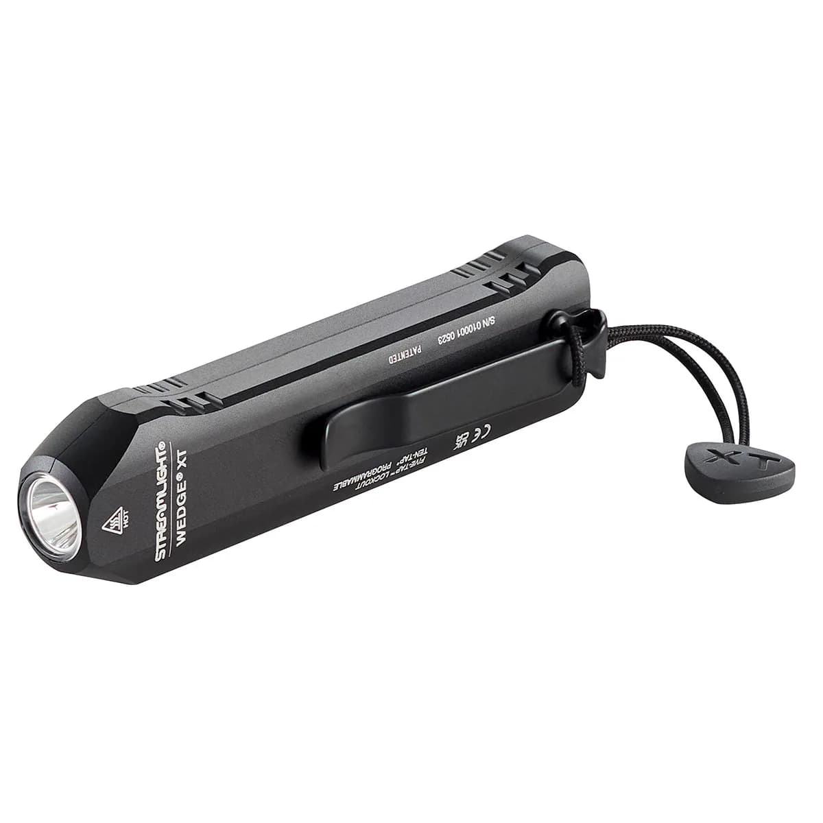 Wedge XT USB-C Rechargeable EDC Carry Flashlight Black - photo 2