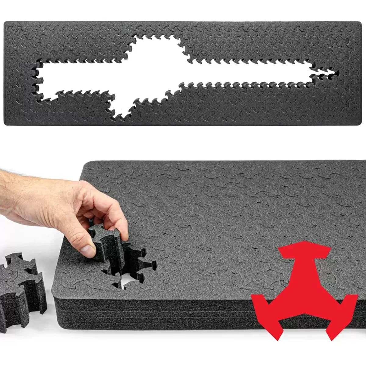 RAGAR Crosslink Foam Insert 46"x13.5" for Hard Rifle Case - photo 5