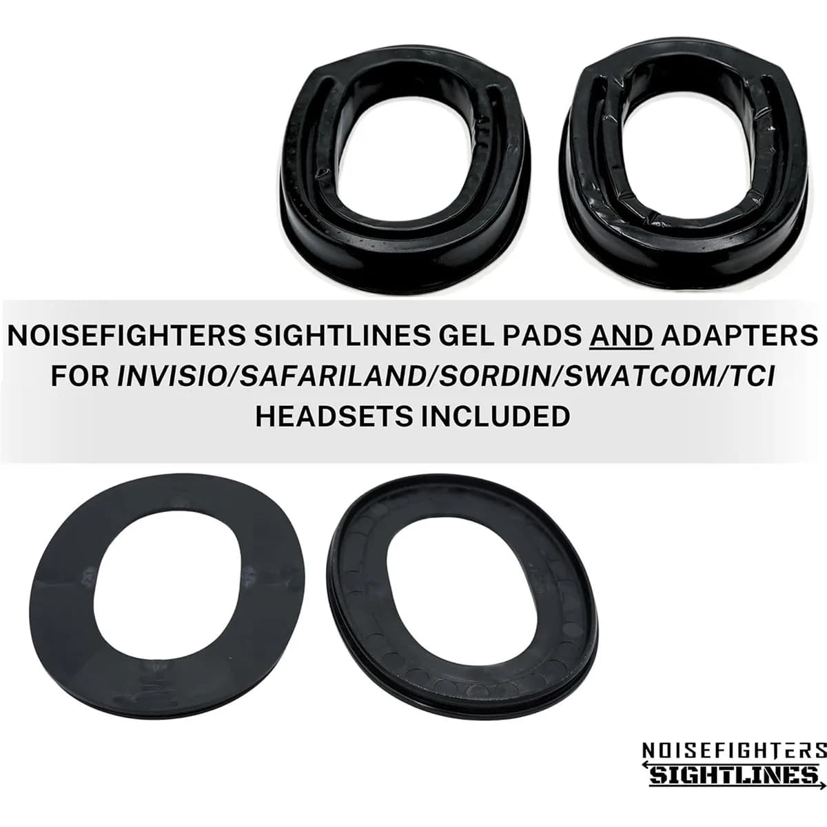 Sightlines Adapter Plates For Peltor ComTac & Similar Black - photo 6