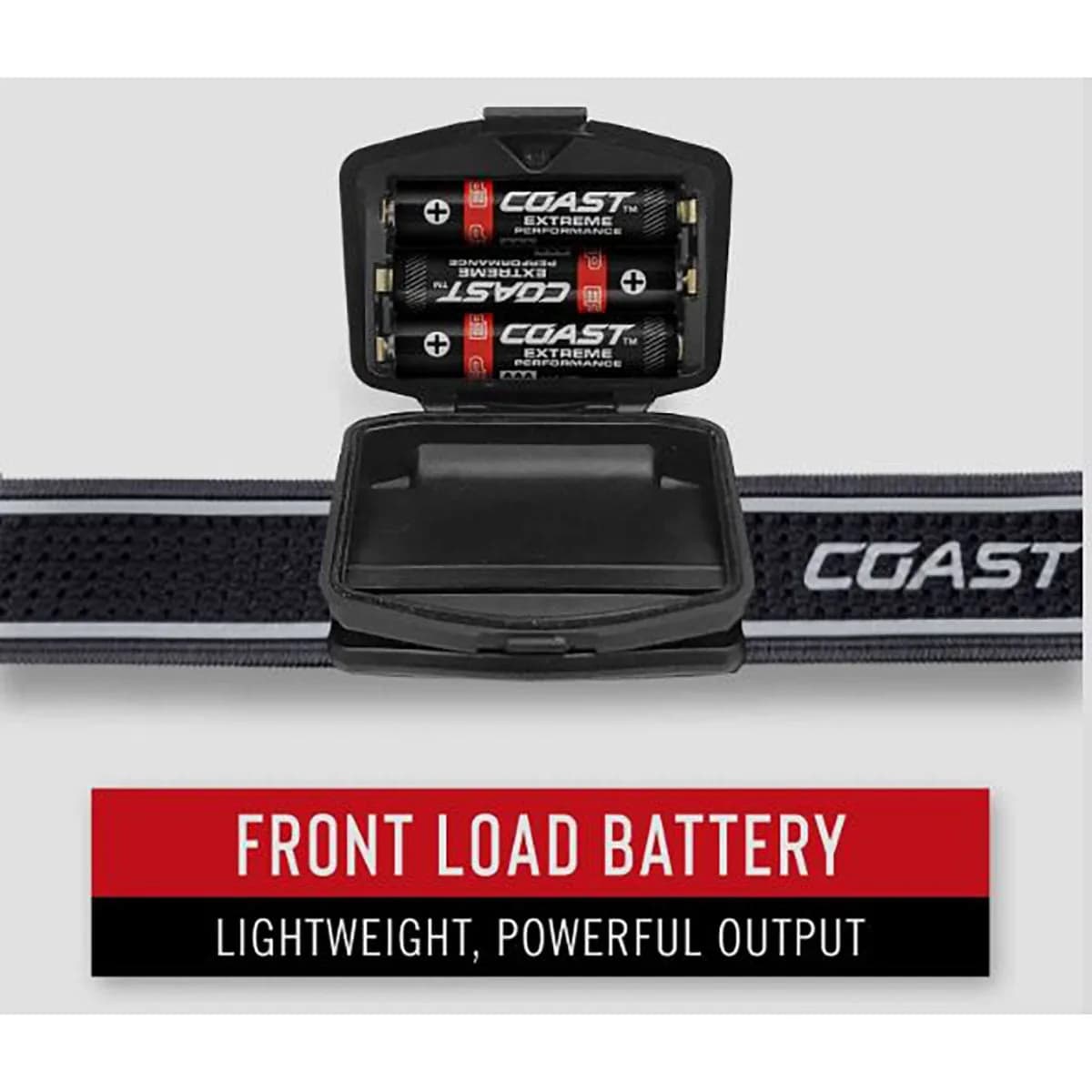 FL75 Headlamp 700 Lumens w/Pure Beam & Twist Focus BLK/Red