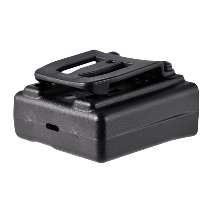 AR-15 Lictor Single Magazine Carrier with Belt Clip Black
