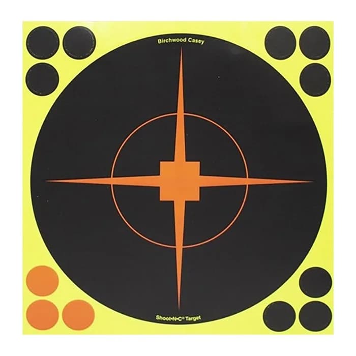 Shoot-N-C 12" Bullseye Target With Resealable Pack 25PK